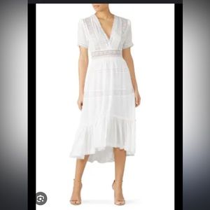 The Kooples white lace dress